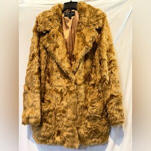 NEW - Gorgeous Donna Salyers Fabulous Furs Luxury Faux Fur Coat